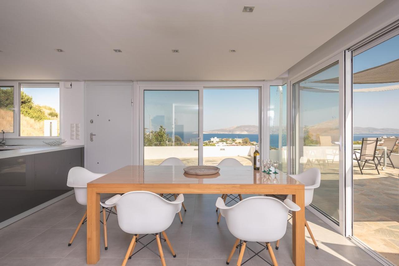 Villa Luna Private Heated Hydro Pool Bbq Beach 4Min Agia Marina Mikrolimanou Eksteriør bilde