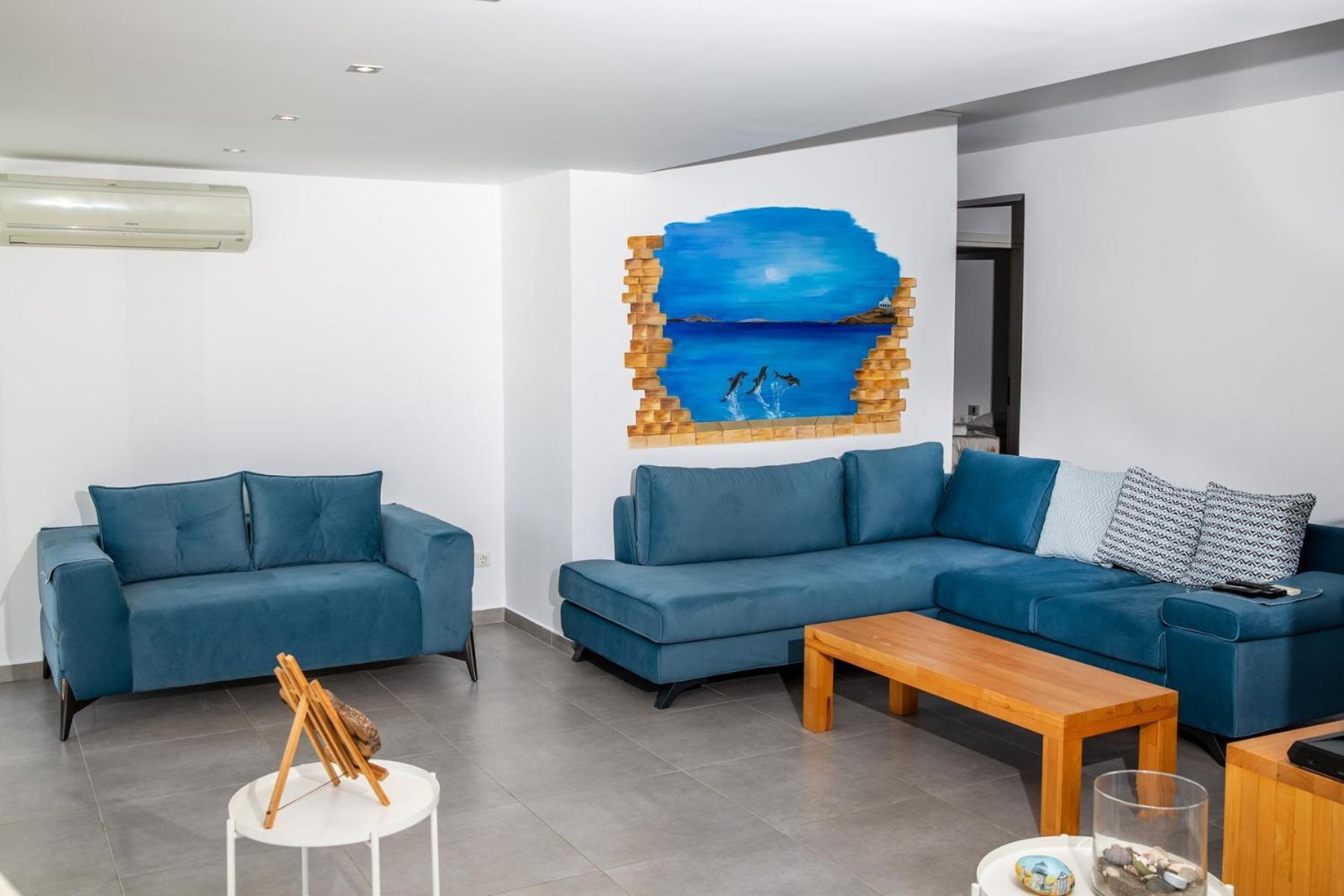 Villa Luna Private Heated Hydro Pool Bbq Beach 4Min Agia Marina Mikrolimanou Eksteriør bilde