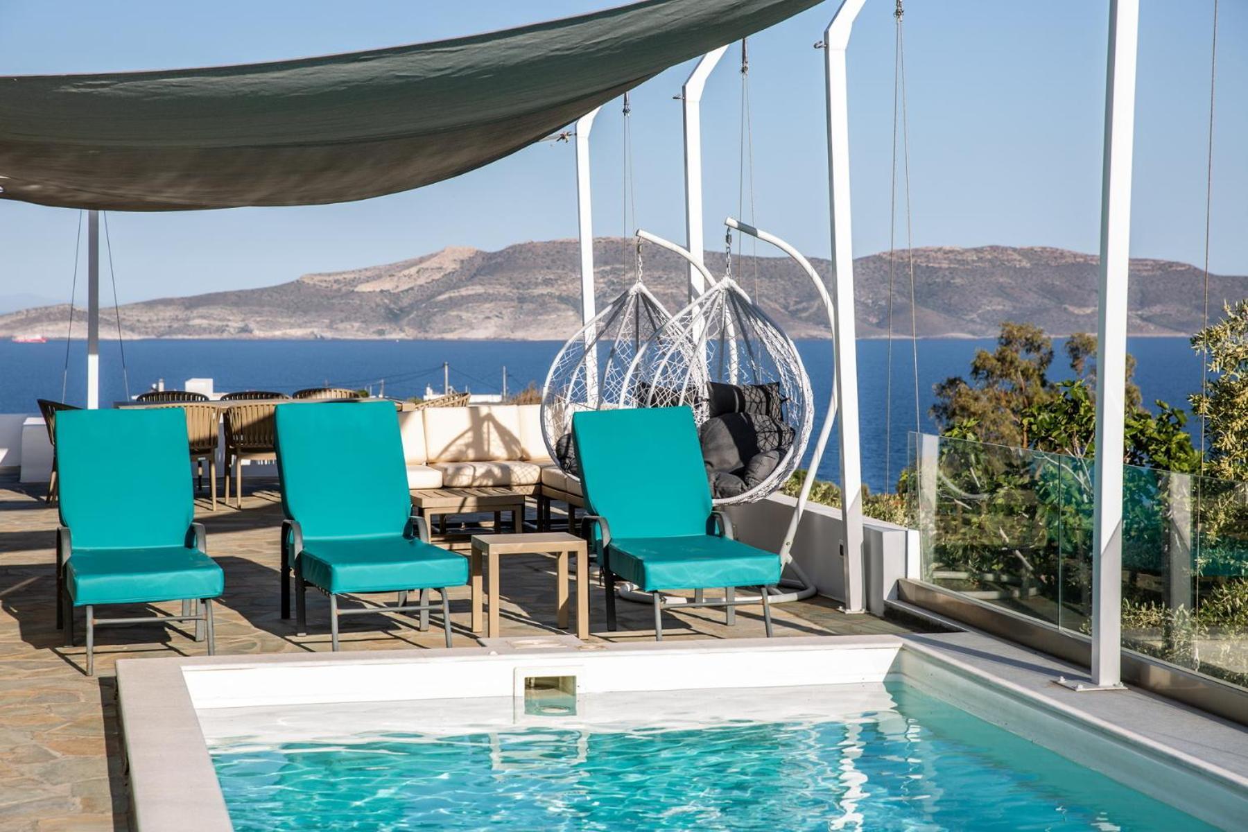 Villa Luna Private Heated Hydro Pool Bbq Beach 4Min Agia Marina Mikrolimanou Eksteriør bilde